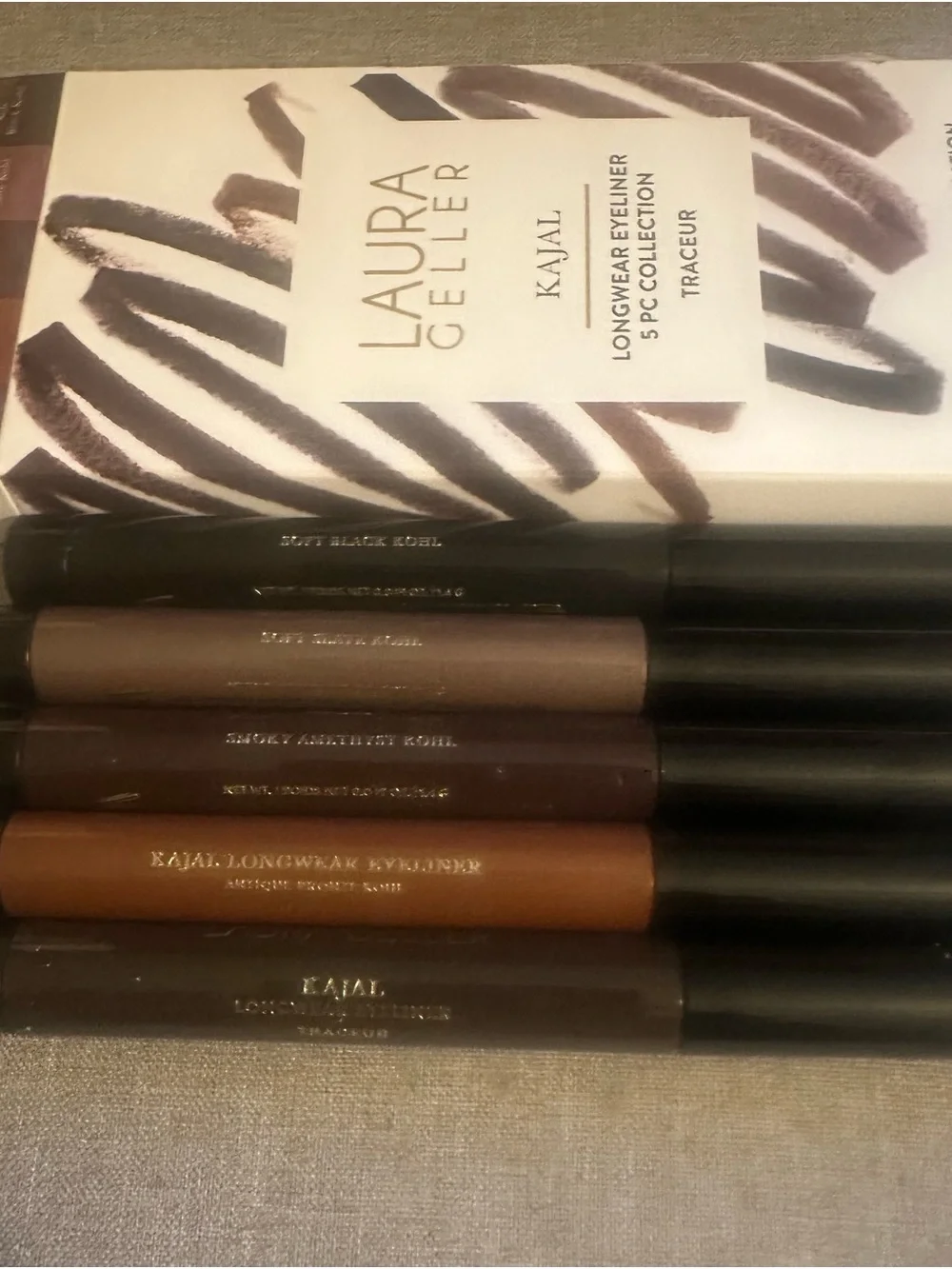 Laura Geller Kajal Longwear Eyeliner Set - Brown & Black